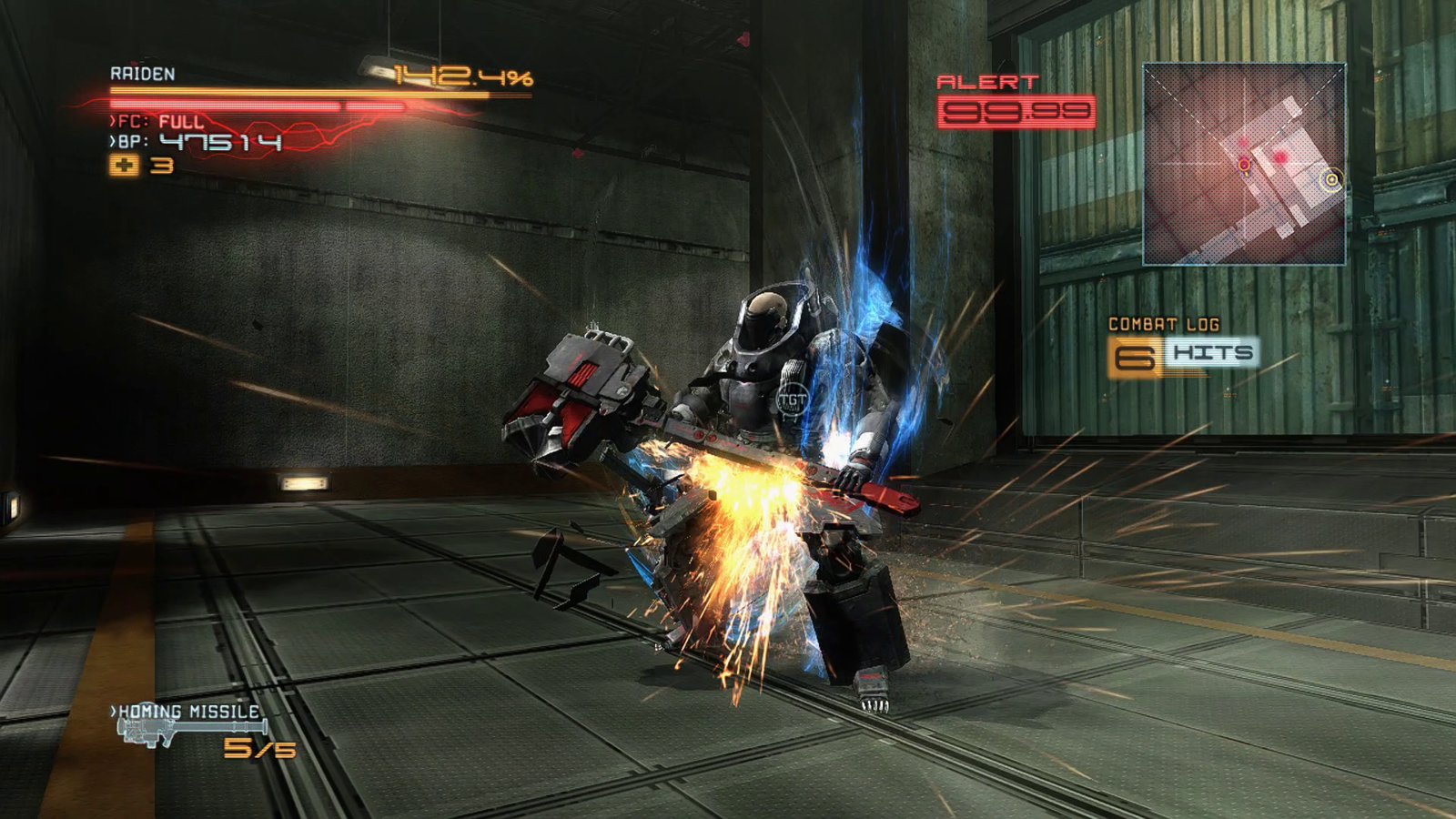 Metal Gear Rising: Revengeance gameplay, a sword clash captured on the Odin 3 Pro